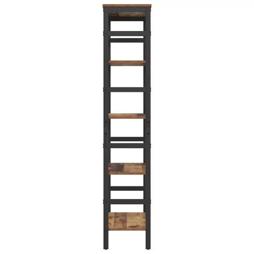  Könyvespolc Öreg fa 60 x 29,5 x 149 cm Faanyag