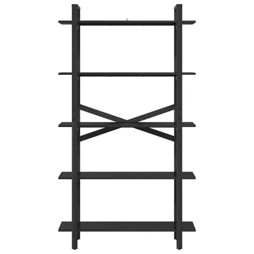 Könyvespolc Fekete tölgy 100 x 33,5 x 178 cm Faanyag