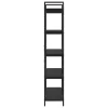 Könyvespolc Fekete tölgy 100 x 33,5 x 178 cm Faanyag