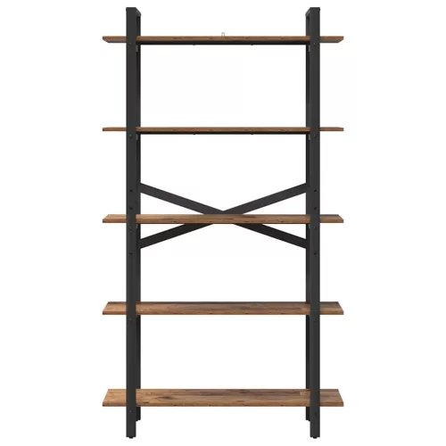  Könyvespolc Öreg fa 100 x 33,5 x 178 cm Faanyag