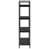  Könyvespolc Fekete tölgy 100 x 33,5 x 140 cm Faanyag
