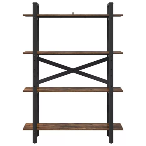  Könyvespolc Füstölt tölgy 100 x 33,5 x 140 cm Faanyag