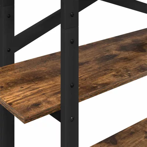  Könyvespolc Füstölt tölgy 100 x 33,5 x 140 cm Faanyag