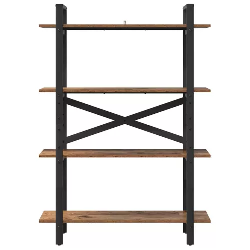  Könyvespolc Öreg fa 100 x 33,5 x 140 cm Faanyag