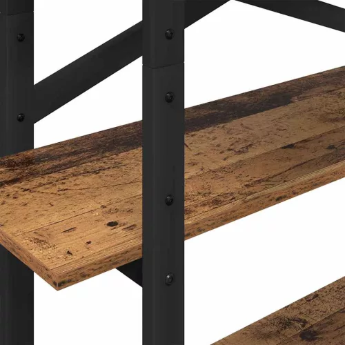  Könyvespolc Öreg fa 100 x 33,5 x 140 cm Faanyag