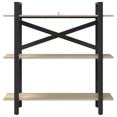  Könyvespolc Sonoma tölgy 100 x 33,5 x 102 cm Faanyag