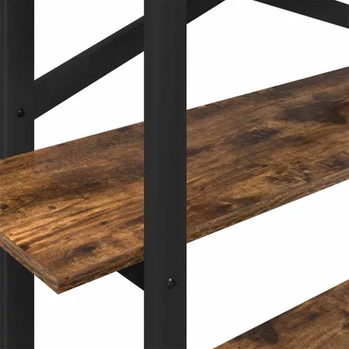  Könyvespolc Füstölt tölgy 100 x 33,5 x 102 cm Faanyag