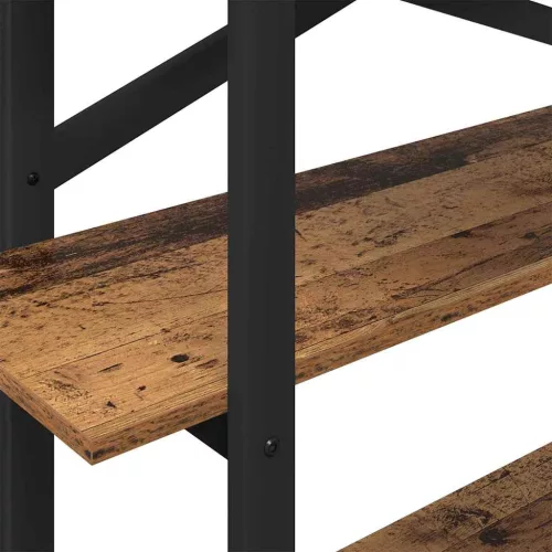  Könyvespolc Öreg fa 100 x 33,5 x 102 cm Faanyag