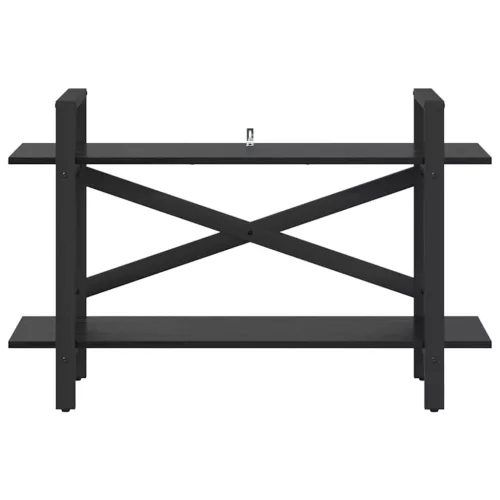  Könyvespolc Fekete tölgy 100 x 33,5 x 64 cm Faanyag