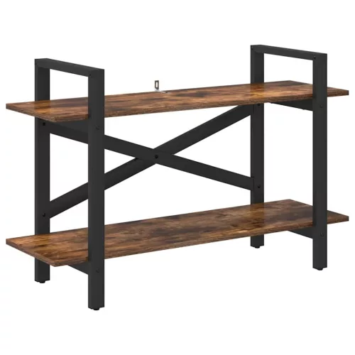  Könyvespolc Füstölt tölgy 100 x 33,5 x 64 cm Faanyag