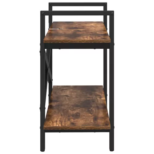  Könyvespolc Füstölt tölgy 100 x 33,5 x 64 cm Faanyag