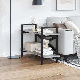  Könyvespolc Szürke Sonoma 100 x 33,5 x 64 cm Faanyag