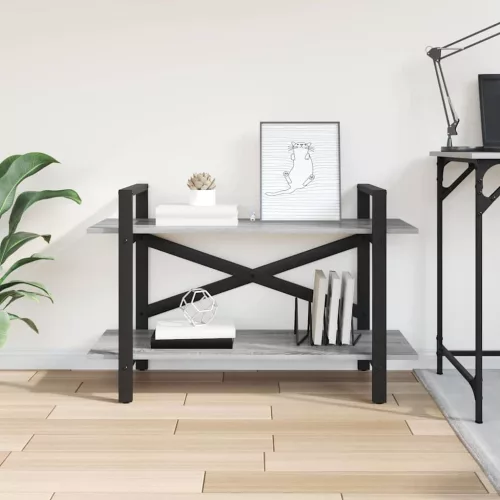  Könyvespolc Szürke Sonoma 100 x 33,5 x 64 cm Faanyag