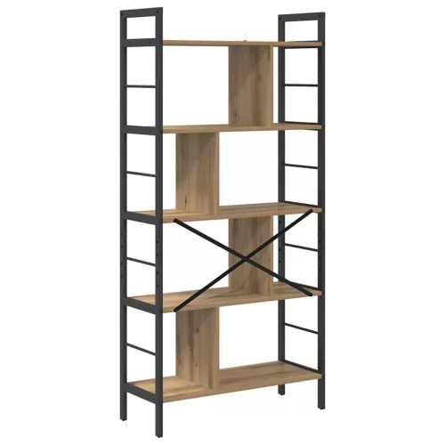  Könyvespolc Artisan tölgy 75 x 30 x 156 cm Faanyag