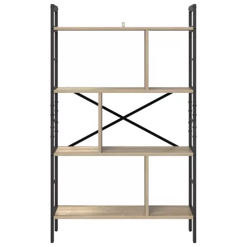  Könyvespolc Sonoma tölgy 75 x 30 x 123,5 cm Faanyag