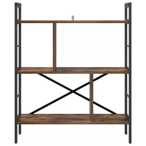  Könyvespolc Füstölt tölgy 75 x 30 x 91 cm Faanyag