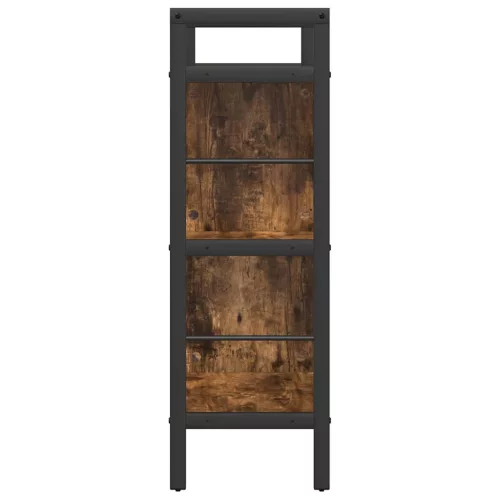  Könyvespolc Füstölt tölgy 75 x 30 x 91 cm Faanyag