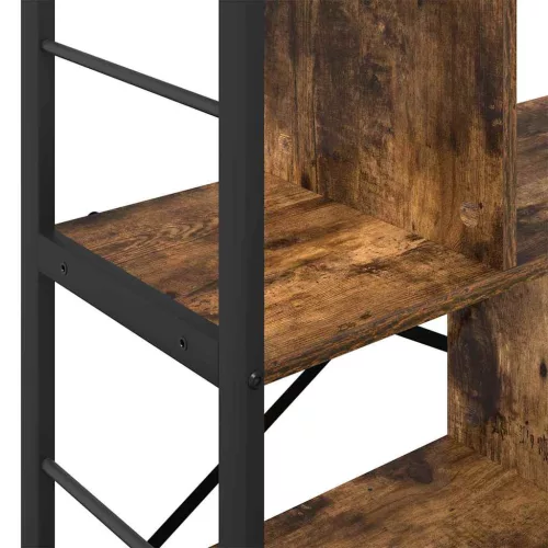  Könyvespolc Füstölt tölgy 75 x 30 x 91 cm Faanyag