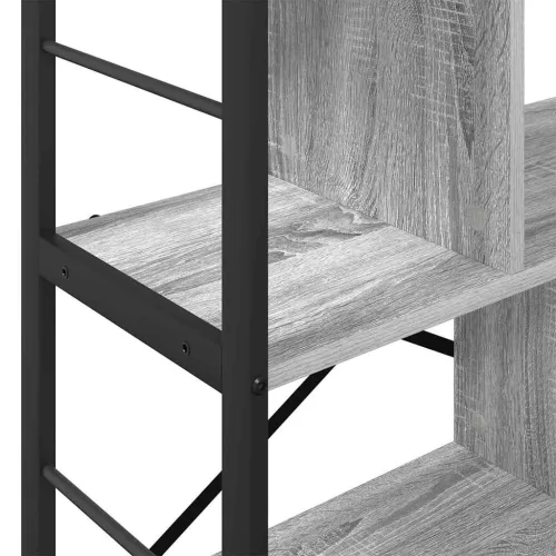  Könyvespolc Szürke Sonoma 75 x 30 x 91 cm Faanyag