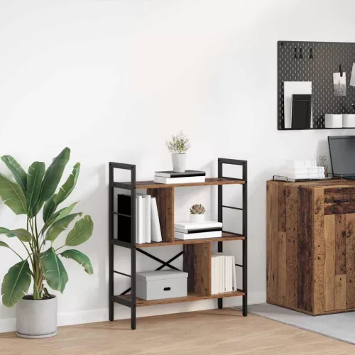  Könyvespolc Öreg fa 75 x 30 x 91 cm Faanyag