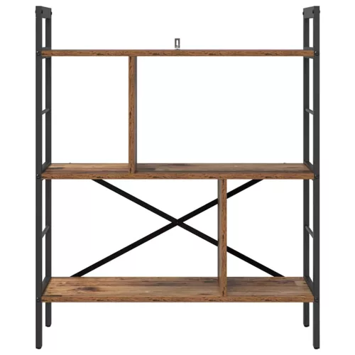  Könyvespolc Öreg fa 75 x 30 x 91 cm Faanyag