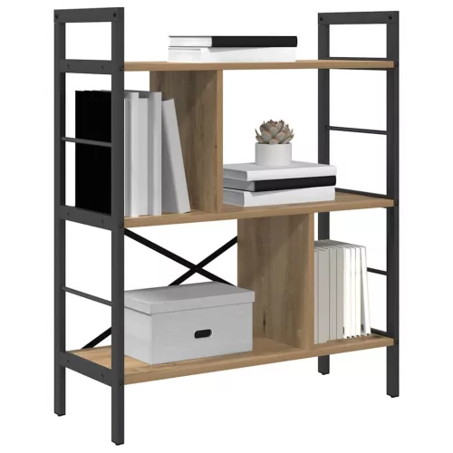  Könyvespolc Artisan tölgy 75 x 30 x 91 cm Faanyag