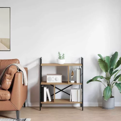  Könyvespolc Artisan tölgy 75 x 30 x 91 cm Faanyag