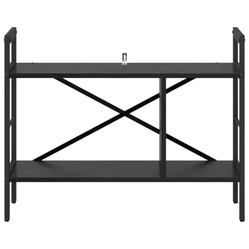 Könyvespolc Fekete tölgy 75 x 30 x 58,5 cm Faanyag