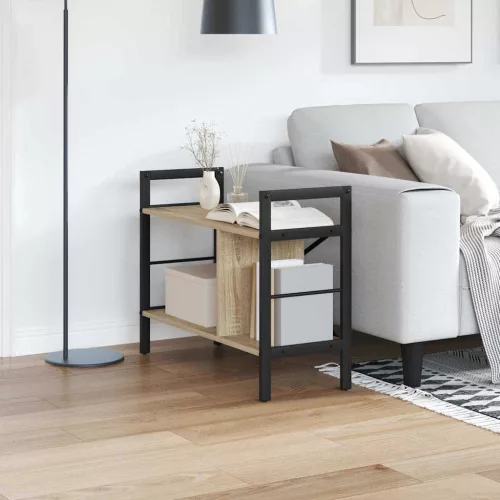  Könyvespolc Sonoma tölgy 75 x 30 x 58,5 cm Faanyag