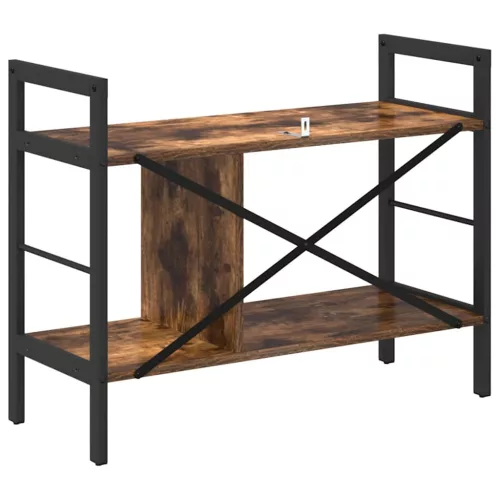  Könyvespolc Füstölt tölgy 75 x 30 x 58,5 cm Faanyag