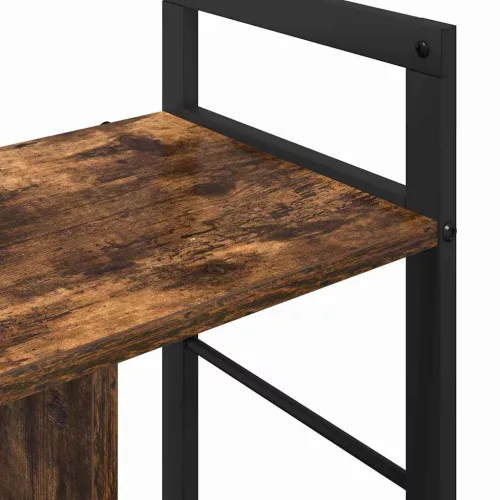  Könyvespolc Füstölt tölgy 75 x 30 x 58,5 cm Faanyag