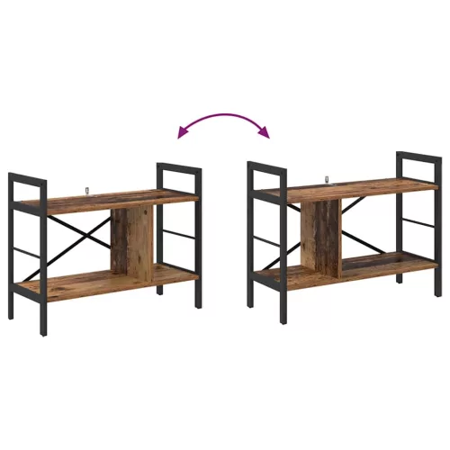  Könyvespolc Öreg fa 75 x 30 x 58,5 cm Faanyag