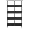  Könyvespolc Fekete tölgy 82 x 32 x 144,5 cm Faanyag
