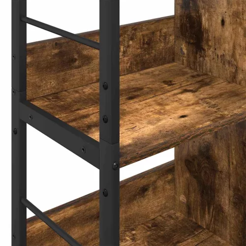  Könyvespolc Füstölt tölgy 82 x 32 x 144,5 cm Faanyag