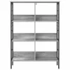 Könyvespolc Szürke Sonoma 82 x 32 x 112 cm Faanyag