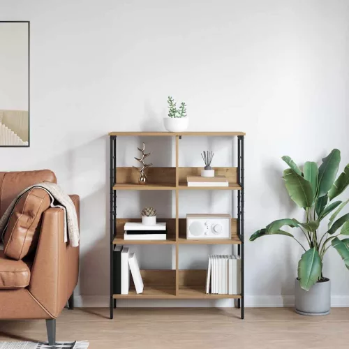  Könyvespolc Artisan tölgy 82 x 32 x 112 cm Faanyag