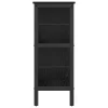  Könyvespolc Fekete tölgy 82 x 32 x 79 cm Faanyag