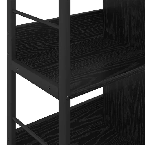  Könyvespolc Fekete tölgy 82 x 32 x 79 cm Faanyag