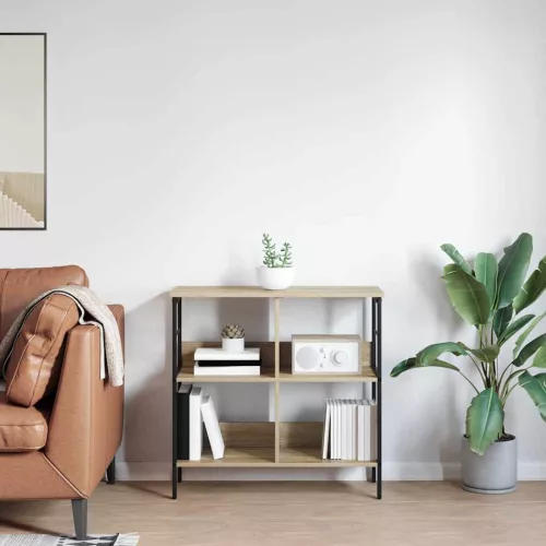  Könyvespolc Sonoma tölgy 82 x 32 x 79 cm Faanyag