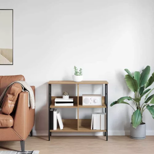  Könyvespolc Artisan tölgy 82 x 32 x 79 cm Faanyag