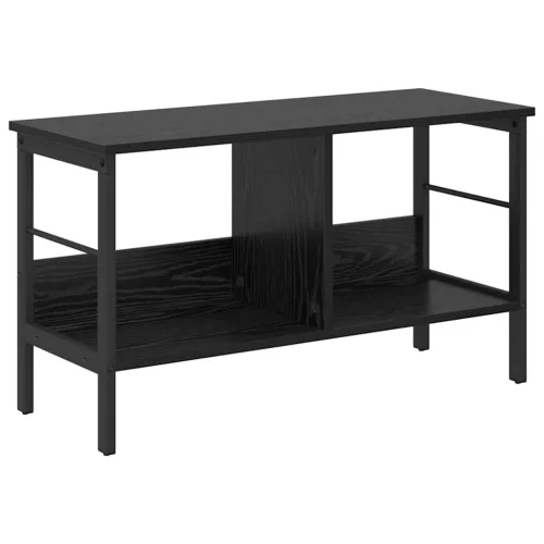  Könyvespolc Fekete tölgy 82 x 32 x 47 cm Faanyag