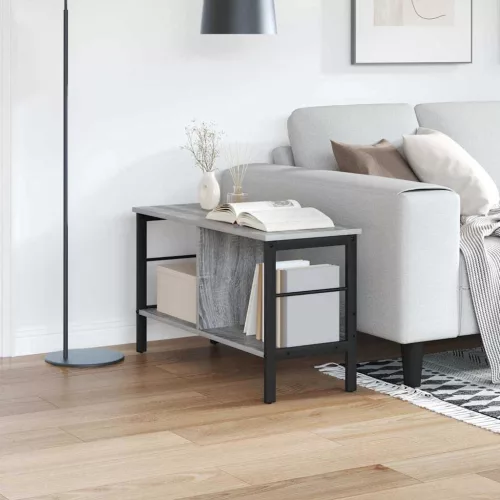  Könyvespolc Szürke Sonoma 82 x 32 x 47 cm Faanyag