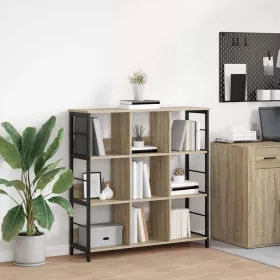  Könyvespolc Sonoma tölgy 102 x 32 x 104,5 cm Faanyag