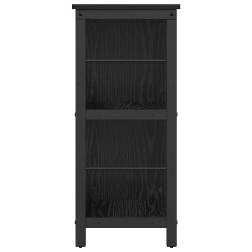  Könyvespolc Fekete tölgy 102 x 32 x 72,5 cm Faanyag