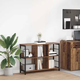  Könyvespolc Öreg fa 102 x 32 x 72,5 cm Faanyag