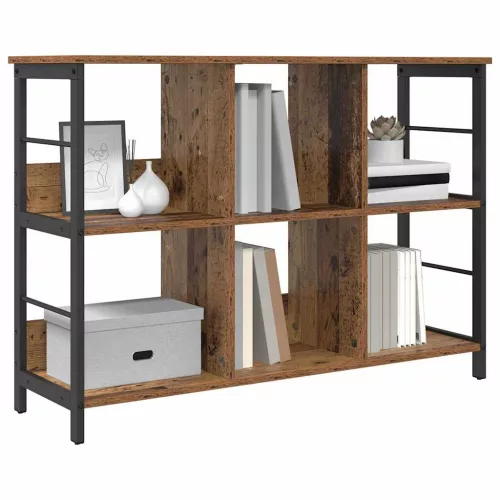  Könyvespolc Öreg fa 102 x 32 x 72,5 cm Faanyag