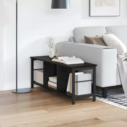  Könyvespolc Fekete tölgy 102 x 32 x 40,5 cm Faanyag