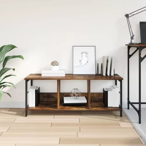  Könyvespolc Füstölt tölgy 102 x 32 x 40,5 cm Faanyag