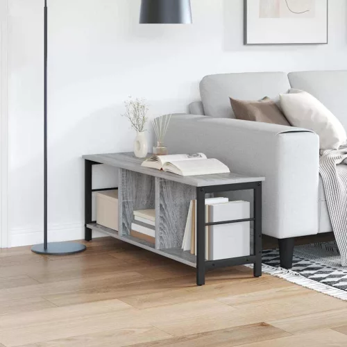  Könyvespolc Szürke Sonoma 102 x 32 x 40,5 cm Faanyag