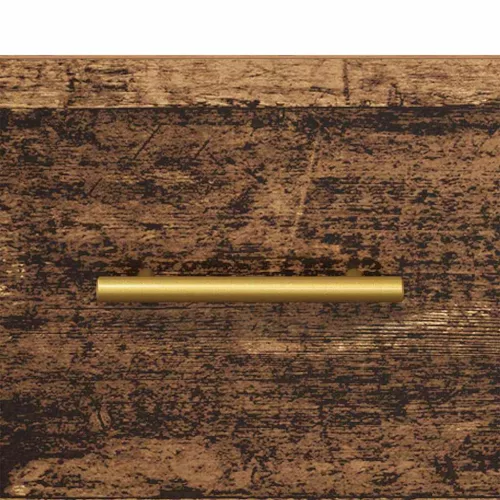  Éjjeli asztal fiókkal 2 pcs Régi fa 40 x 35 x 47.5 cm Faanyag